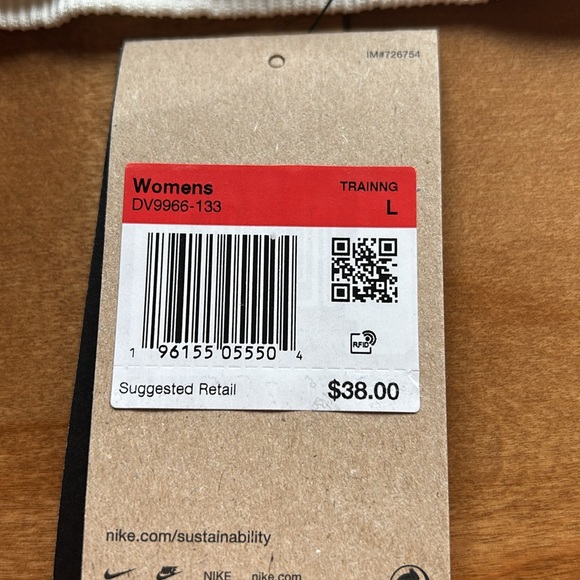 NWT Nike Indy Seamless Ribbed Non-Padded Sports Bra - Picture 4 of 5